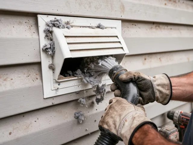 Professional dryer vent cleaning by Wellington Dryer Vent Cleaning in Wellington