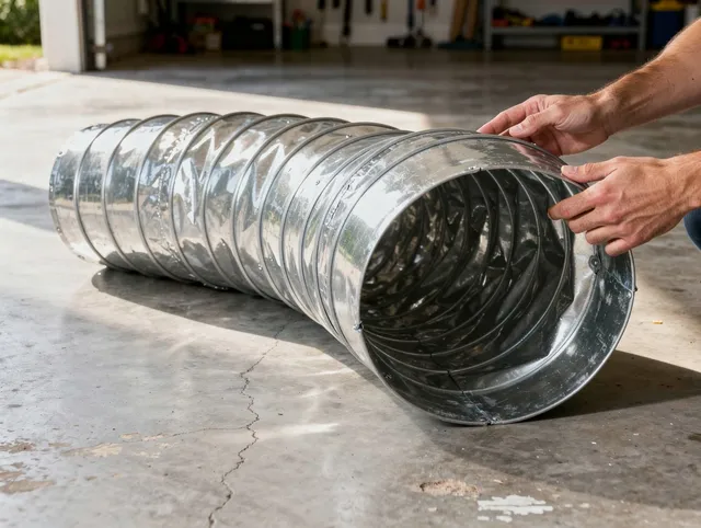 Wellington Dryer Vent Cleaning specialist using advanced equipment for thorough duct cleaning in Wellington