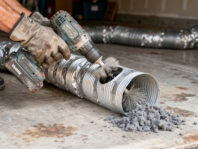 Professional duct cleaning by Wellington Dryer Vent Cleaning in Wellington